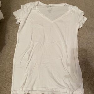 White V-Neck